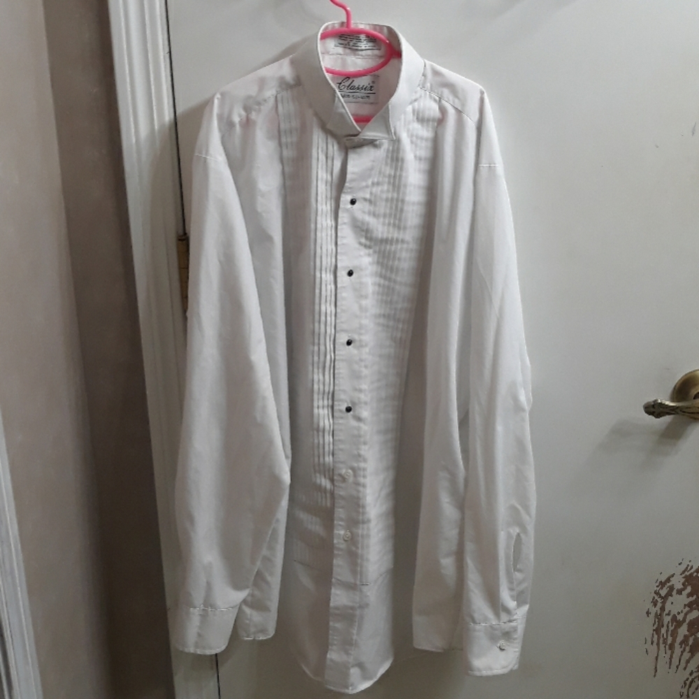 Button up white dress shirt